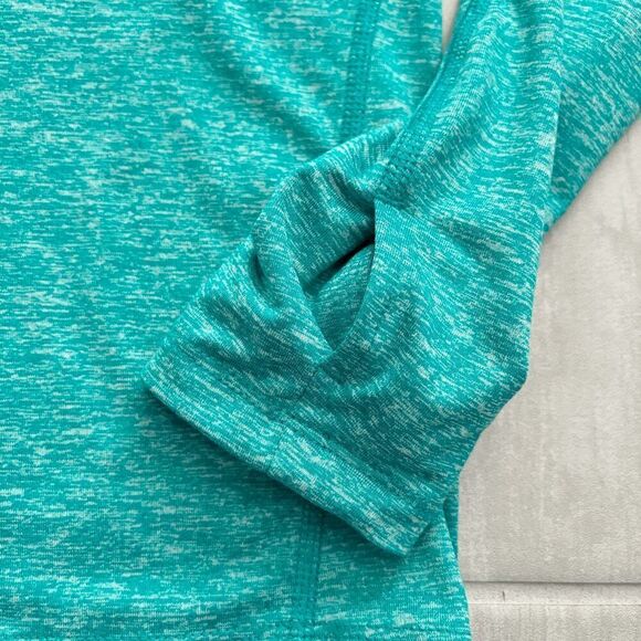 Nike Element Half-Zip Running Top Aqua Blue XS Dri-Fit Lightweight Outdoors Mesh - Picture 2 of 6